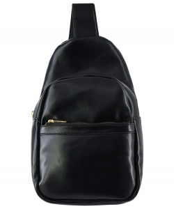 Fashion Sling Backpack PA750 BLACK